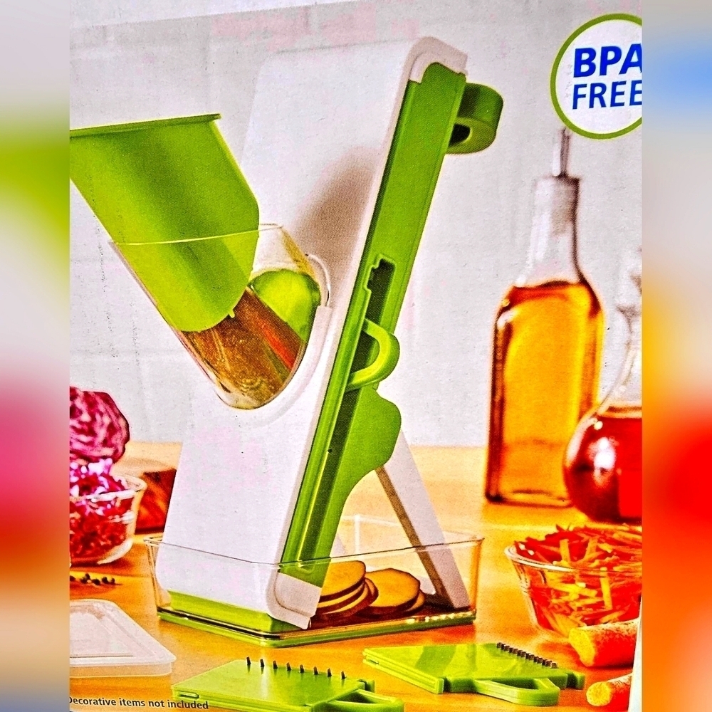 Mainstays 8Pc Mandoline Slicer Multi-funtion NEW